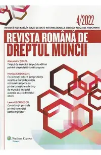 Revista romana de dreptul muncii Nr.4/2022