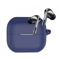 Husa Techsuit Silicone pentru Samsung Galaxy Buds3 FE / Buds3 Pro / Buds3, Bleumarin