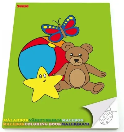 Carte de colorat Sense - Pentru cei mai mici