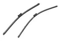 Set stergatoare parbriz DENSO Flat Blade DF-005, lungime 600 mm, 350 mm, lama stergator lata