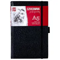 Bloc de Desen Niki Sketch, cu Elastic si Suport Creion, A5, 80 Coli, 110 g