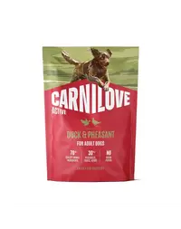Hrană câini activi CARNILOVE Active Dog Duck and Pheasant Adult 1,5 kg rață și fazan
