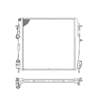 Radiator, racire motor NRF 58317