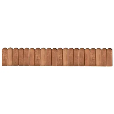 vidaXL Rolă de bordură, maro, 120 cm, lemn de pin tratat