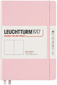 Agenda Leuchtturm1917 Rising Colors - A5, pagini albe, Powder