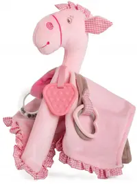 Jucarie moale pentru imbratisare Amek Toys - Ponei, 30 cm