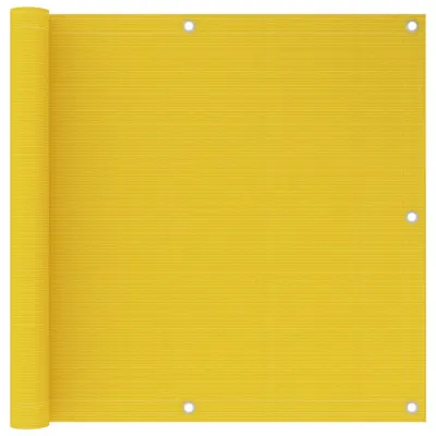 Gossi paravan de balcon, galben, 90x600 cm, hdpe