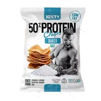 Chipsuri prajite cu sare cu 50% proteine, 40g, Enjoy