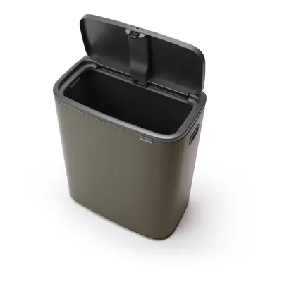Coș de gunoi gri cu senzori de atingere din oțel 60 l Bo Touch Bin – Brabantia