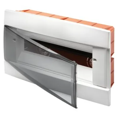 Tablou modular incastrat - PRE-ARRANGED FOR HOUSING TERMINAL BLOCKS - 148X165X23 - MILK WHITE - 4+1/2 module