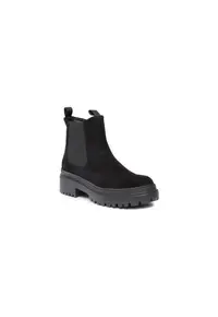 Ghete dama 303259501 - Piele naturala - Negru - Negru
