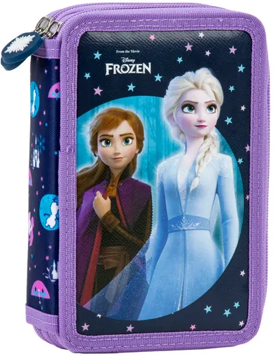 Penar școlar echipat Derform Frozen 31 - cu 2 fermoare