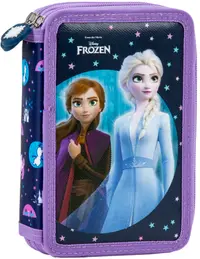 Penar școlar echipat Derform Frozen 31 - cu 2 fermoare