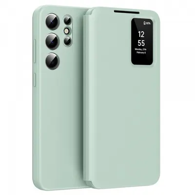 Husa pentru Samsung Galaxy S25 Ultra S938, Techsuit, SmartView, Verde