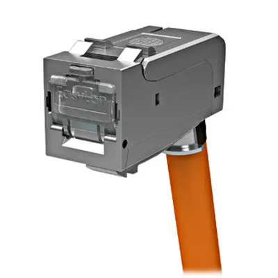 fixLink SL RJ45 shielded Cat.6a AWG 27-26 angled PU: 24