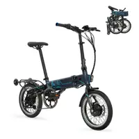 Bicicletă electrică pliabilă Supra 4.0+ Tech bleumarin | Roți de 16" | 90 km