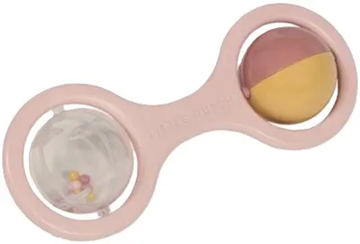 Zornăitoare pentru bebeluși Little Dutch - mingi, Pink