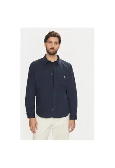 Camasa barbati - 304037986 - Bumbac - Albastru - Albastru