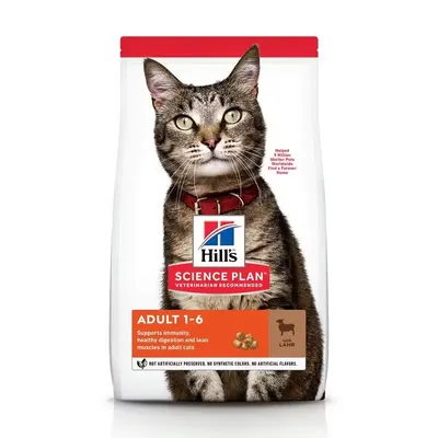 Hrana uscata pisici, Hill's Science Plan Feline Adult Lamb and Rice, 10 kg
