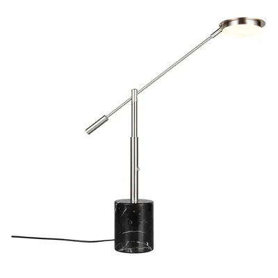 Veioză neagră-argintie LED (înălțime 65 cm) Fiore – Trio Select