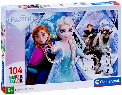 Puzzle Clementoni pentru copii cu 104 piese - Frozen