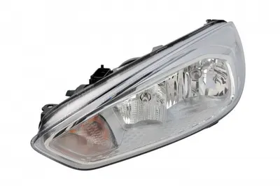Far stanga (H15 H7, reglaj electric, cu motoras, cu lumini de zi, fundal cromat) FORD FOCUS 2014-2018