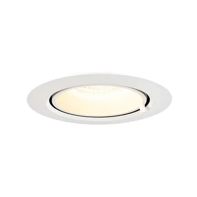 Spot incastrat, GIMBLE IN 100 Ceiling lights, white Indoor LED recessed ceiling light, white, 4000K
