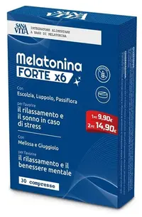 Sanavita Melatonina Forte, 1 mg, 30 comprimate, Paladin Pharma