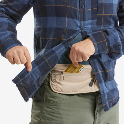 Borsetă de voiaj discretă și securizată, Travel RFID bej