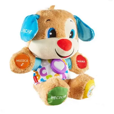 Catelusul Vorbitor FisherPrice FPN99, Jucarie interactiva 6 luni +, Smart Stages