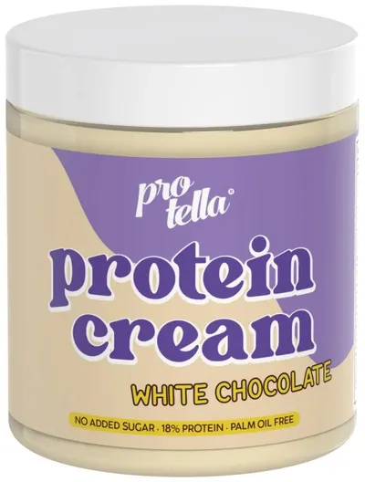 Protella Cremă cu proteină, White Choco, 200 g