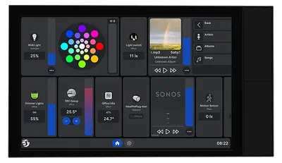 Display smartShelly – Wall Display XL, 10.1" HD ecran tactil, Wi-Fi, Bluetooth, 5A