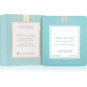 FOREO UFO™ Make My Day mască facială protectoare cu efect de hidratare