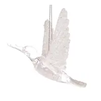 Ornamente de Crăciun 3 buc. din plastic 7,5 cm Bird – Dakls