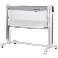 Patut pentru copii Chipolino Ultima Grey cu leganare si laterala culisanta