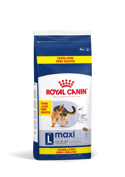 Royal Canin Maxi Adult hrana uscata caine, 15+3 kg