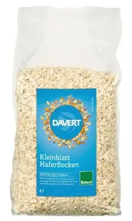 Fulgi de ovăz bio, fini, 500 g, Davert