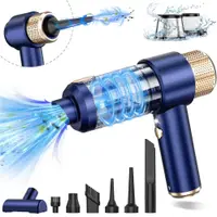 Aspirator Auto Portabil Timebox, 2 in 1, 16000PA, Fara Fir, Albastru - Default Title