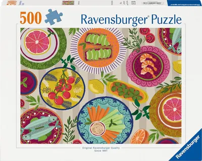 Puzzle Ravensburger din 500 piese - Un picnic delicios