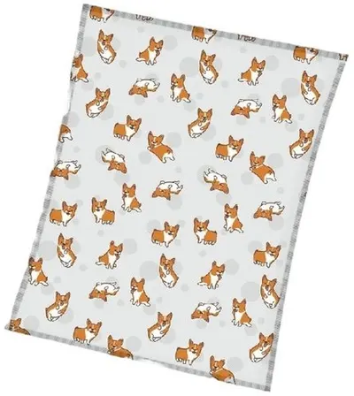 Pătură pentru bebeluși Sonne - Welsh Corgy dogs, 130 x 170 cm