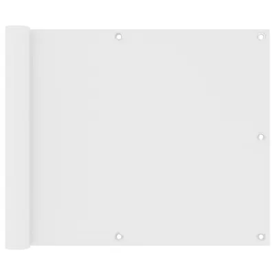 Gossi paravan de balcon, alb, 75 x 600 cm, tesatura oxford