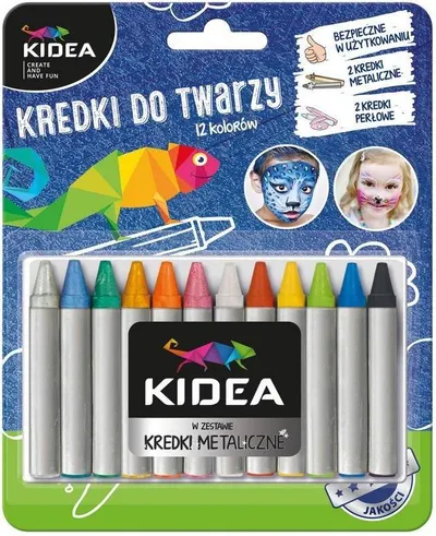 Pasteluri pentru față Kidea - 12 culori