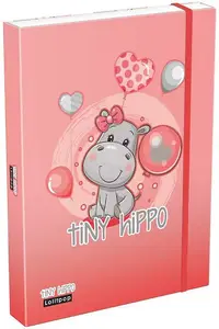 Cutie cu bandă elastică Lizzy Card Lollipop - Thiny Hippo, A4