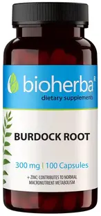 Burdock Root, 300 mg, 100 capsule, Bioherba