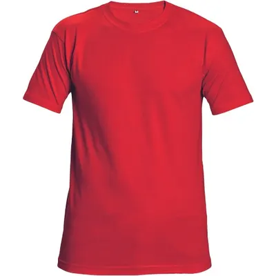 Tricou Bumbac Teesta, rosu, M, 160g/mp