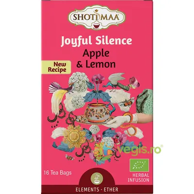 Ceai cu Mar si Lamaie Elements Joyful Silence Ecologic/Bio 16dz