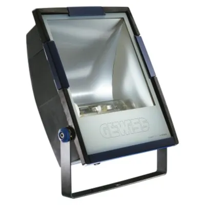 Proiector Horus 3 - With Lamp - Asymmetrical Restricted Beam Optic - 400 W Mt 1 Kv E40 230 V-50 Hz - Ip65 - Class Ii - Smoke Grey