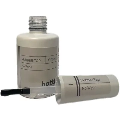 Top Coat Rubber No Wipe Hatti by Mack’s 12ml – Luciu Profesional | FSM România