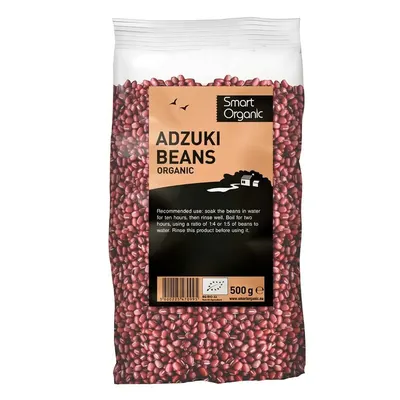 Fasole azuki bio 500g Smart Organic