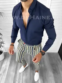 Tinuta barbati smart casual Pantaloni + Camasa B9161